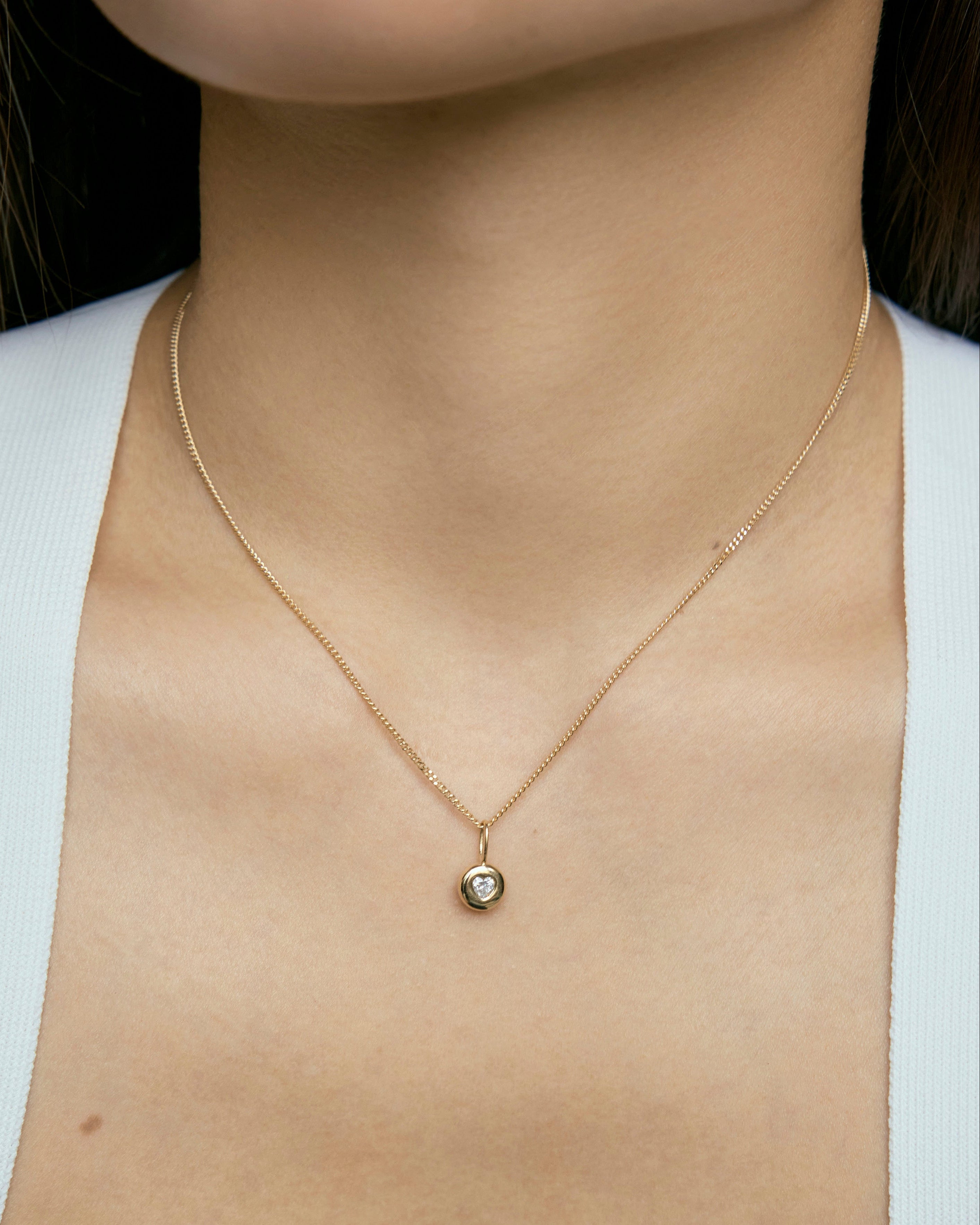 Heirloom Diamond Heart Pendant