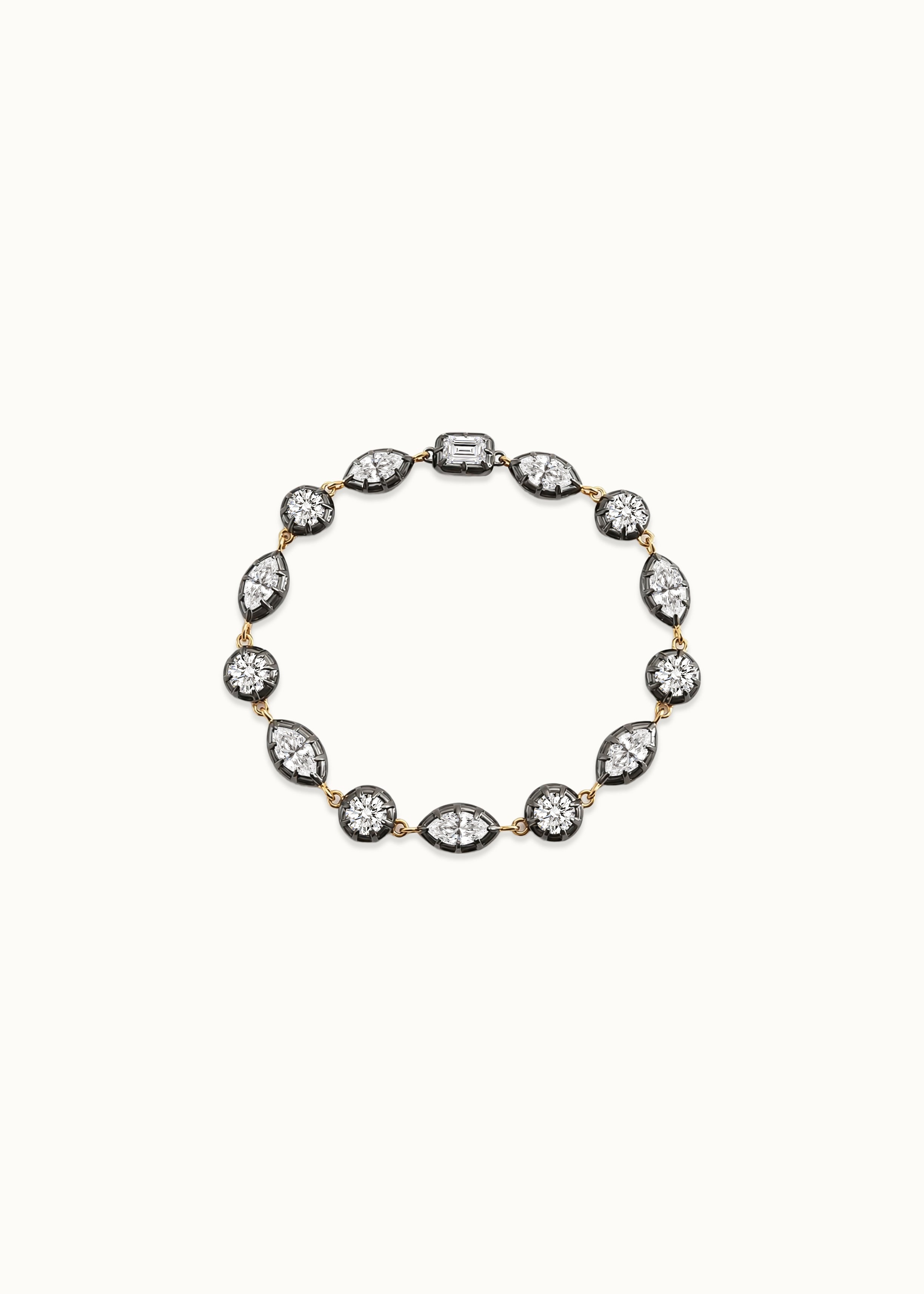 Archive 5.8ct Multi-Shape Moissanite Bracelet