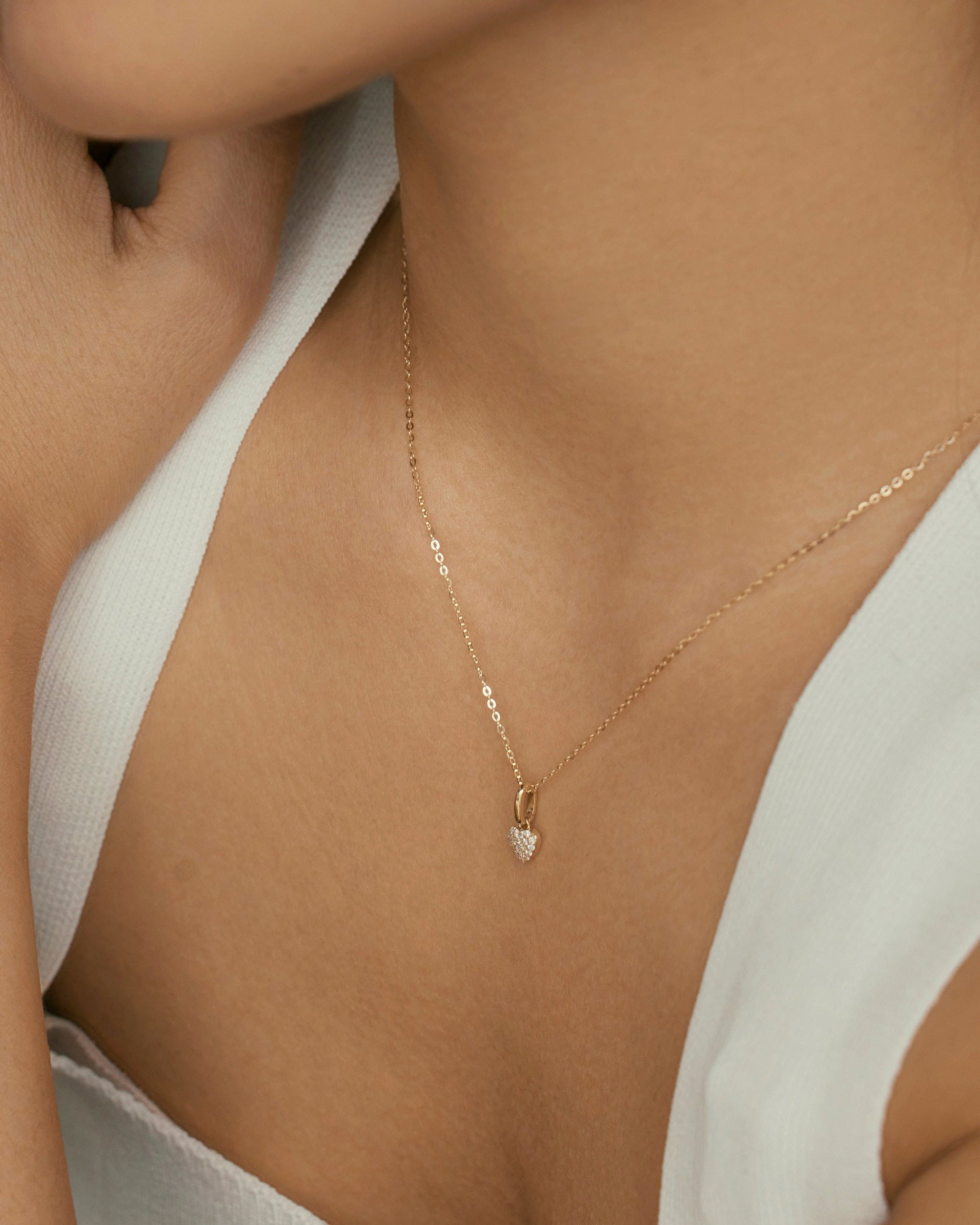 Heirloom 0.12ct Diamond Heart Pendant
