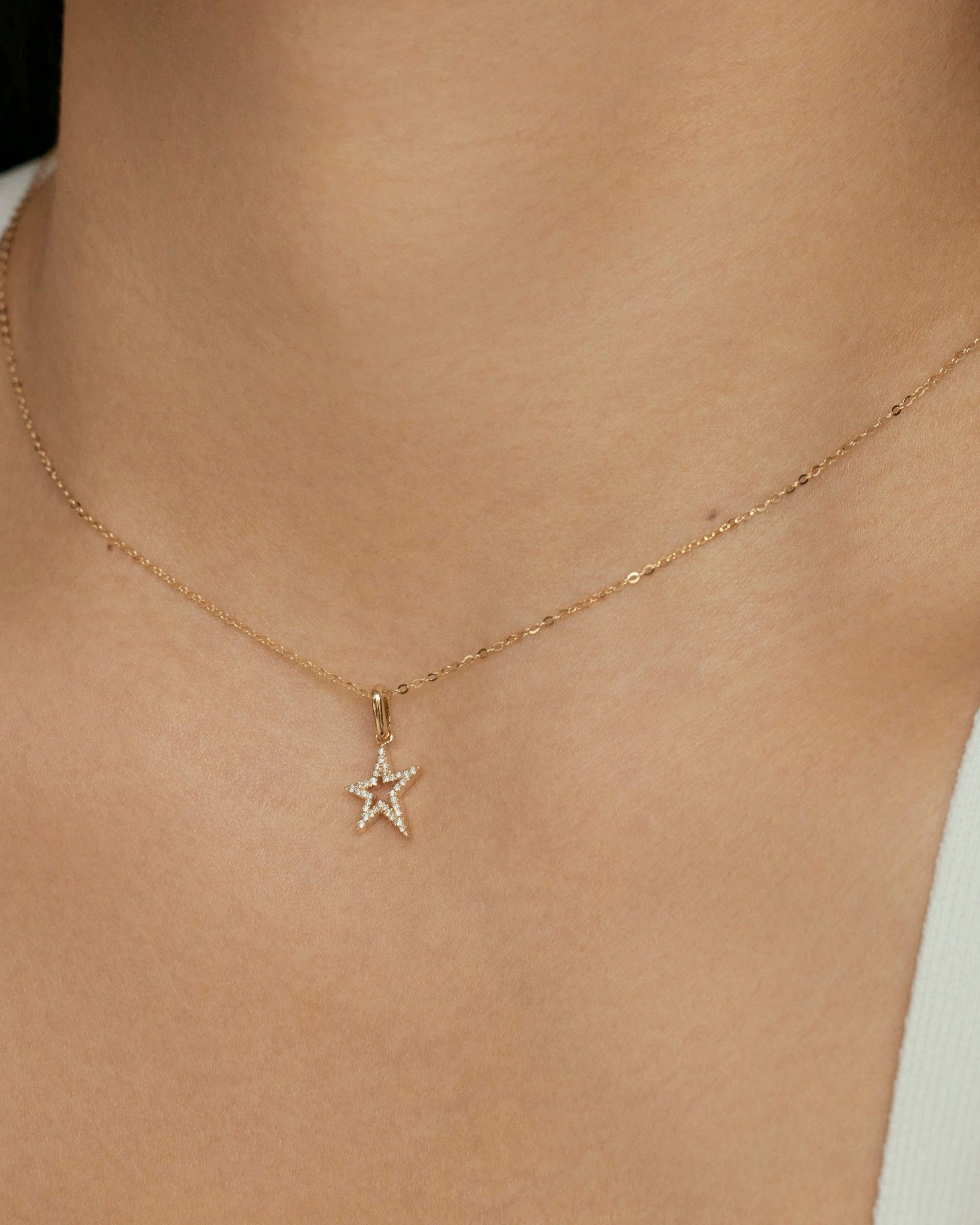 Heirloom 0.09ct Diamond Star Pendant