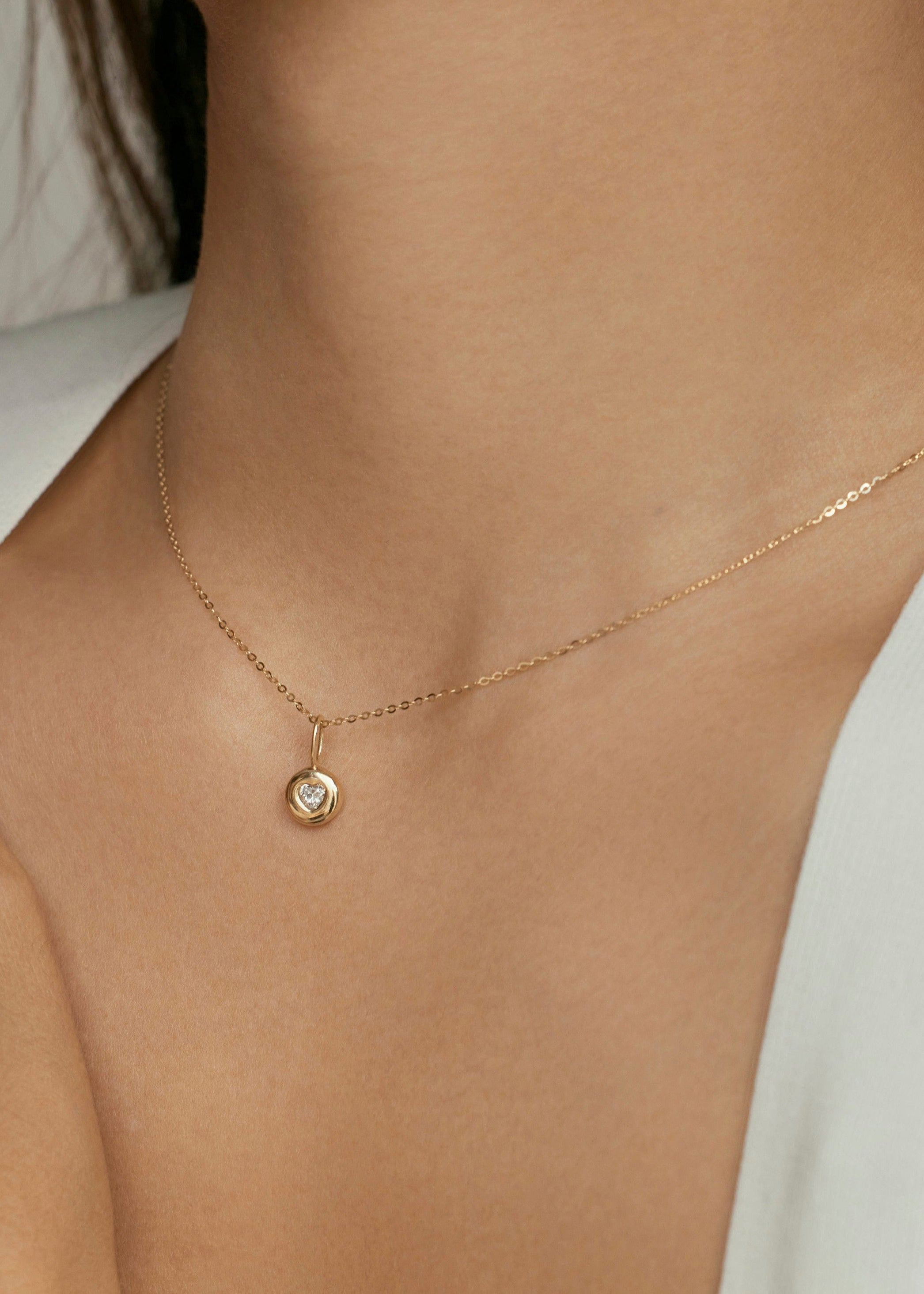 Heirloom Diamond Heart Pendant