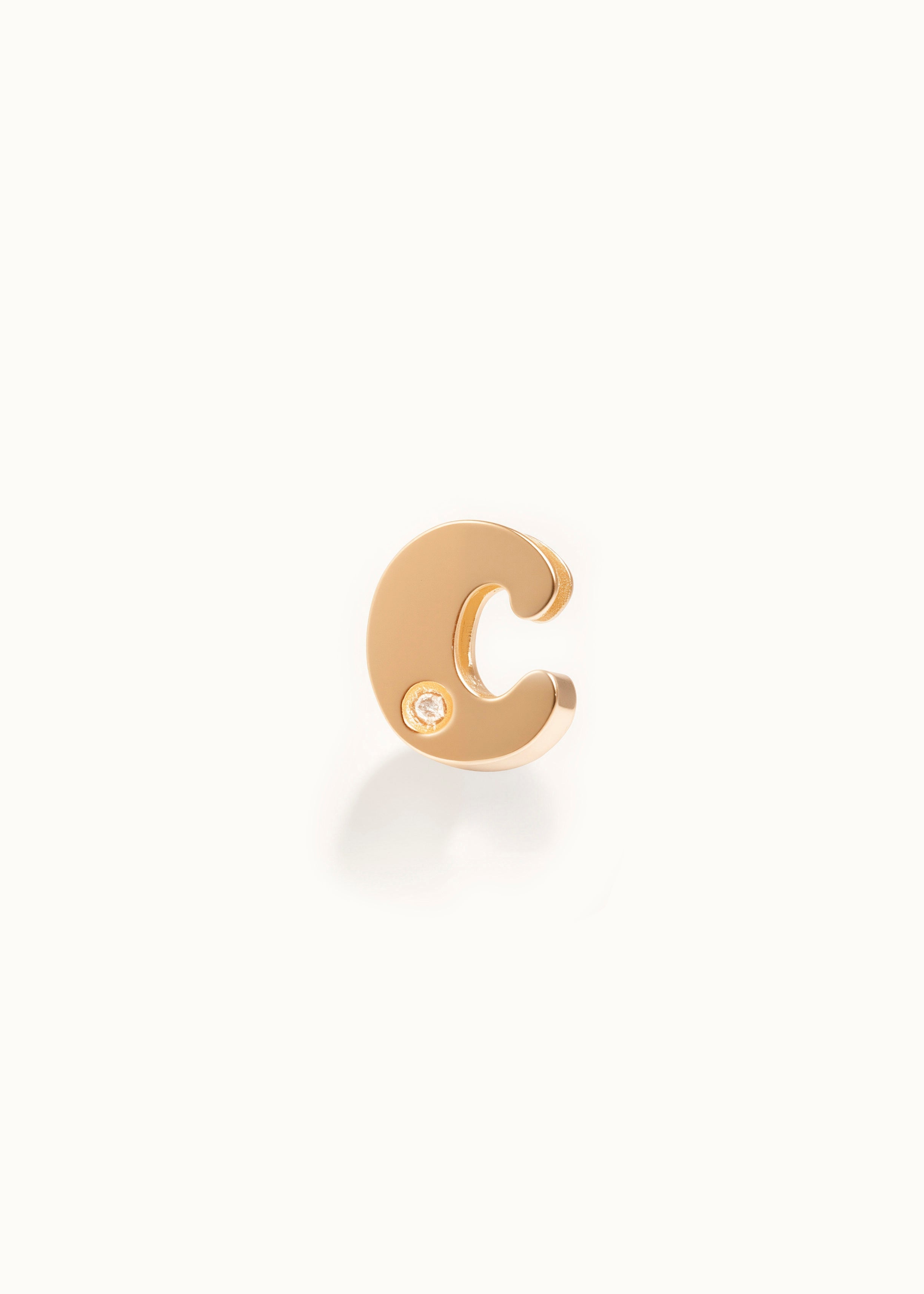 Heirloom Cloud Initial Diamond Pendant