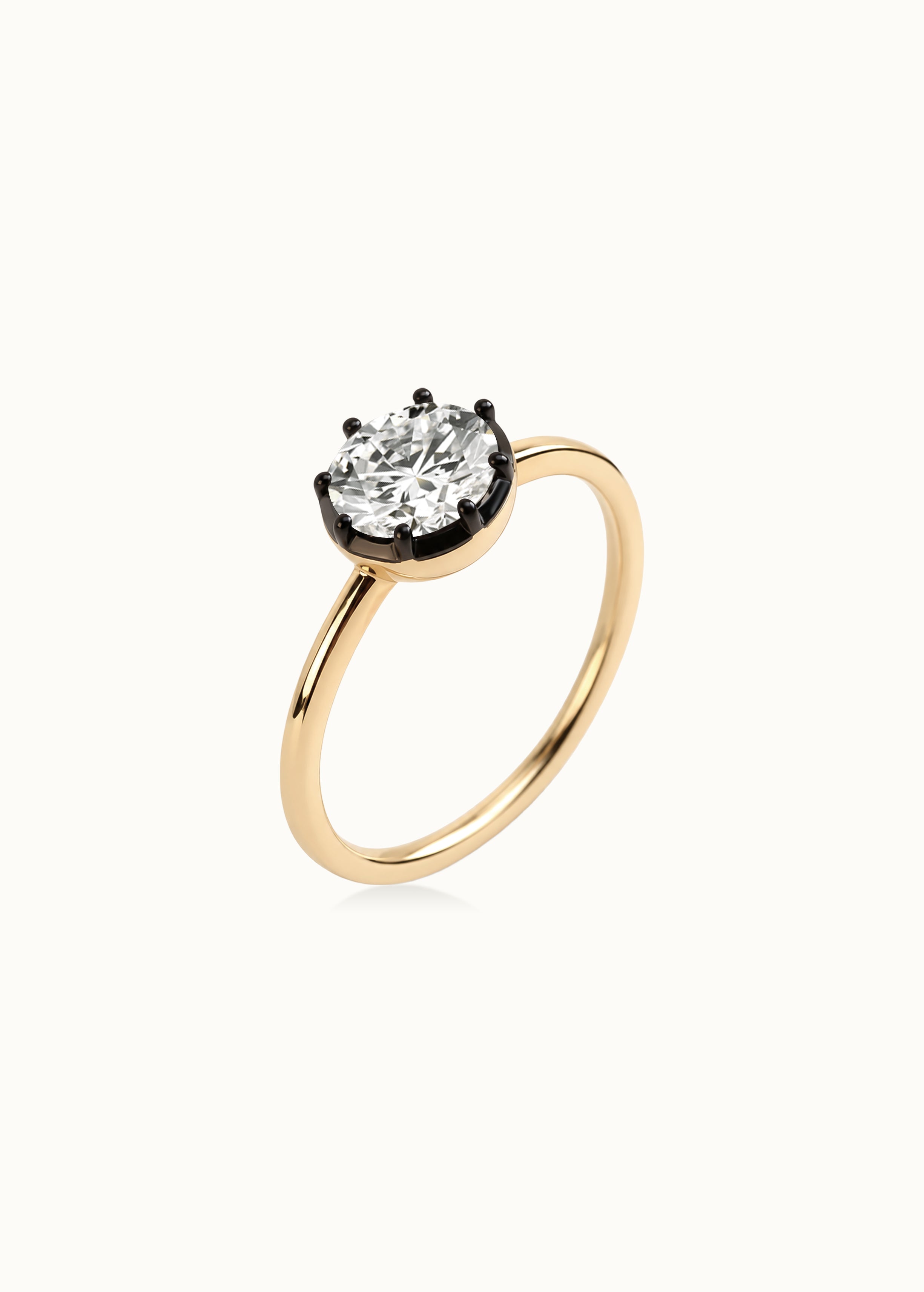Archive 1ct Moissanite Solitaire Ring