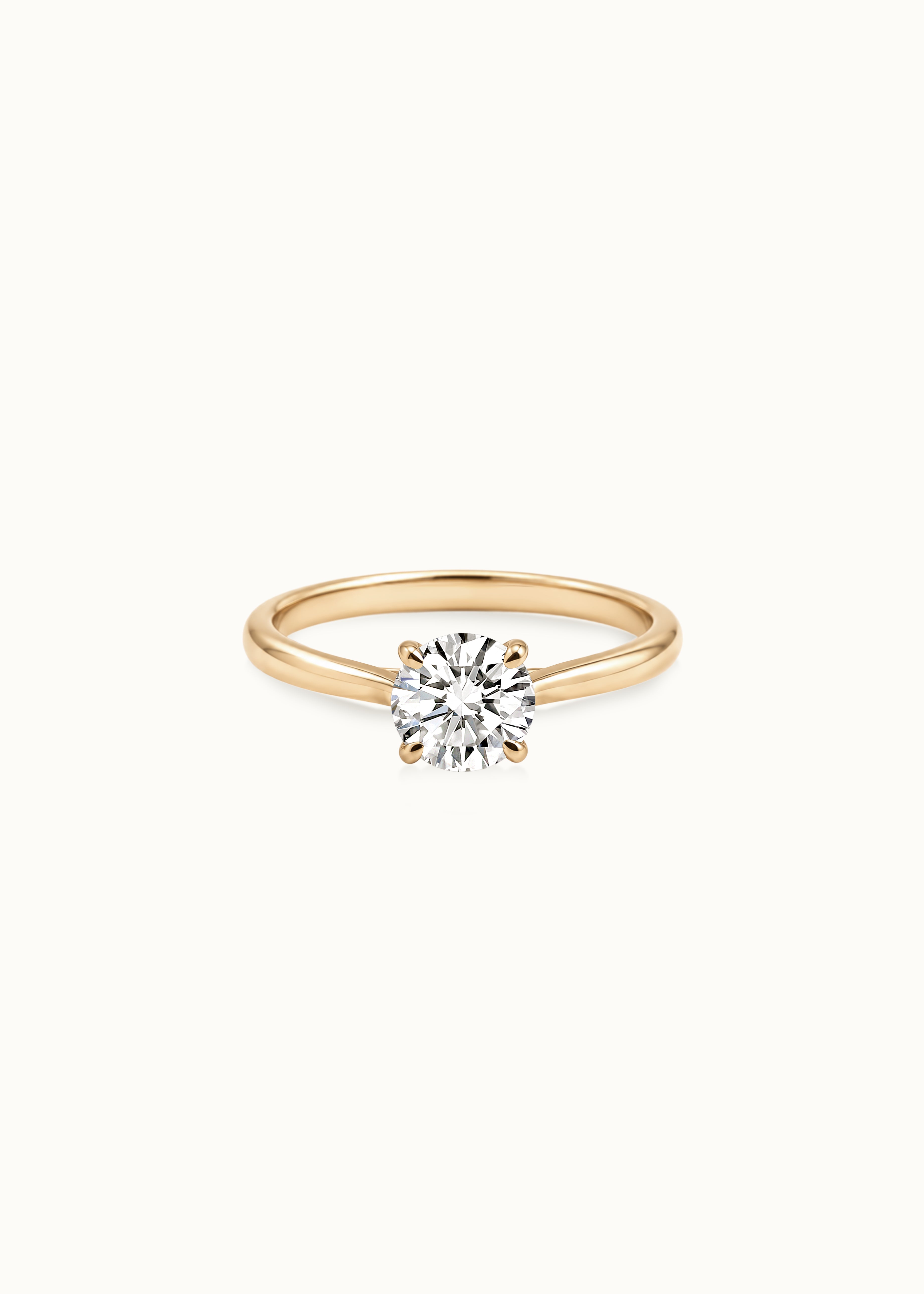 Heirloom Signature Round Brilliant Diamond Solitaire Ring
