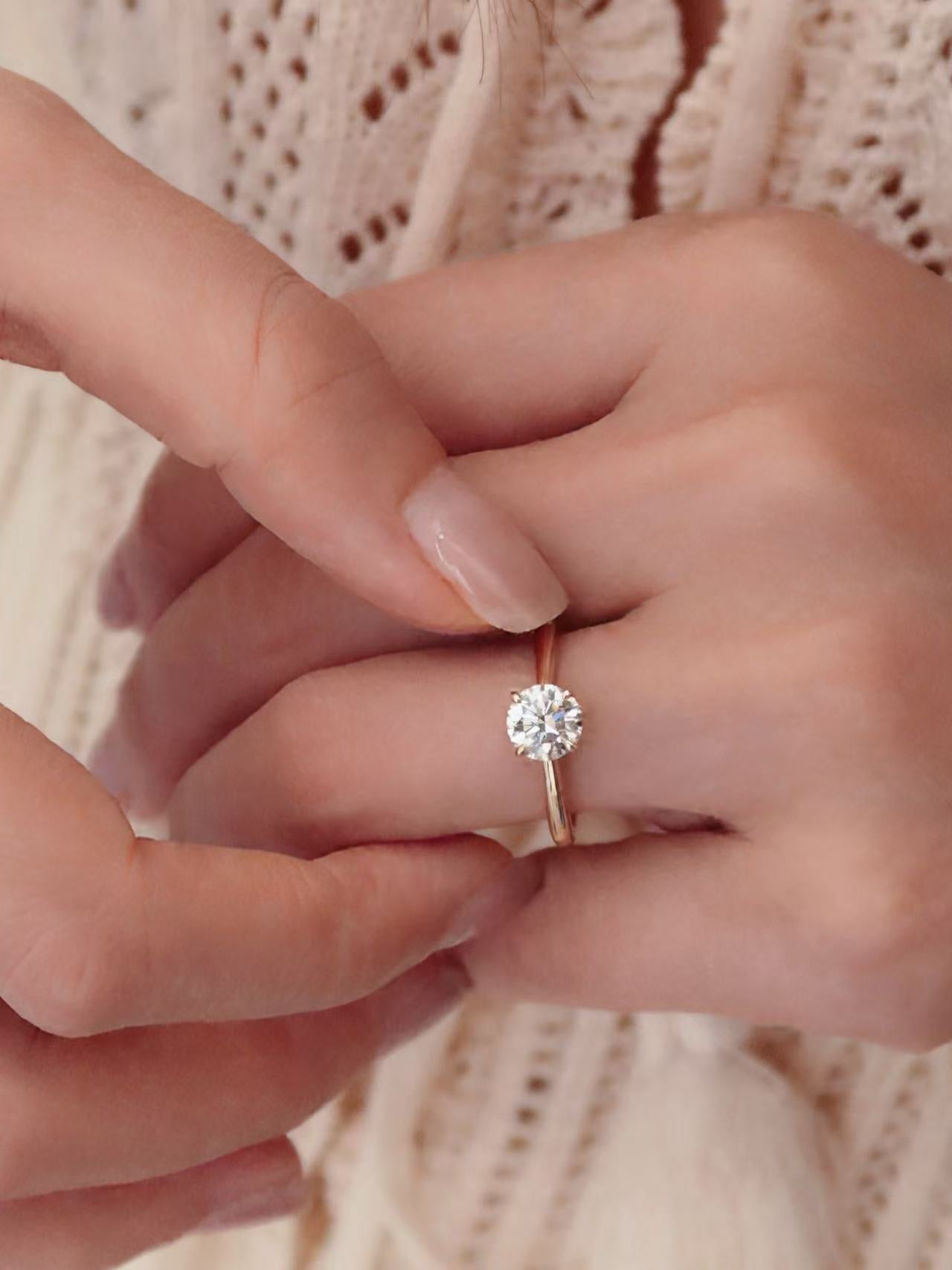 Heirloom Signature Round Brilliant Diamond Solitaire Ring