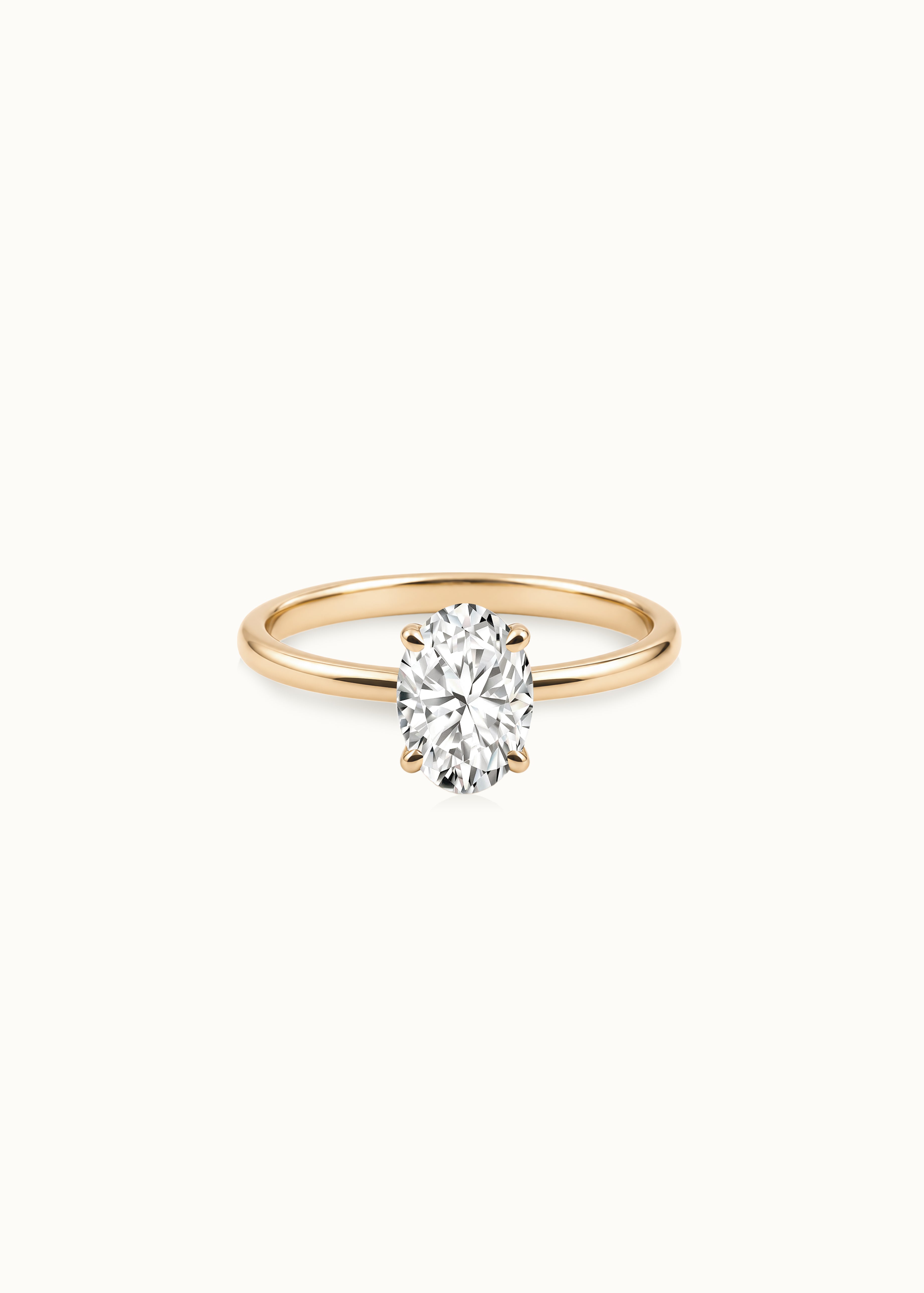 Heirloom Signature Oval Cut Diamond Solitaire Ring