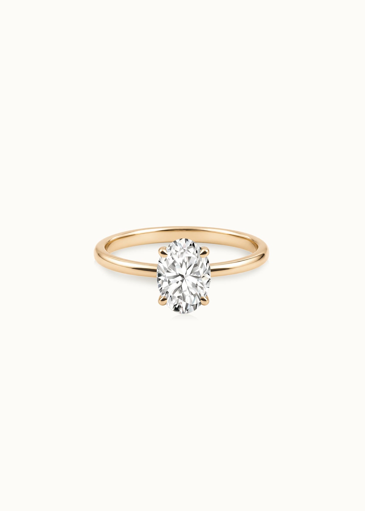 Heirloom Signature Oval Cut Diamond Solitaire Ring