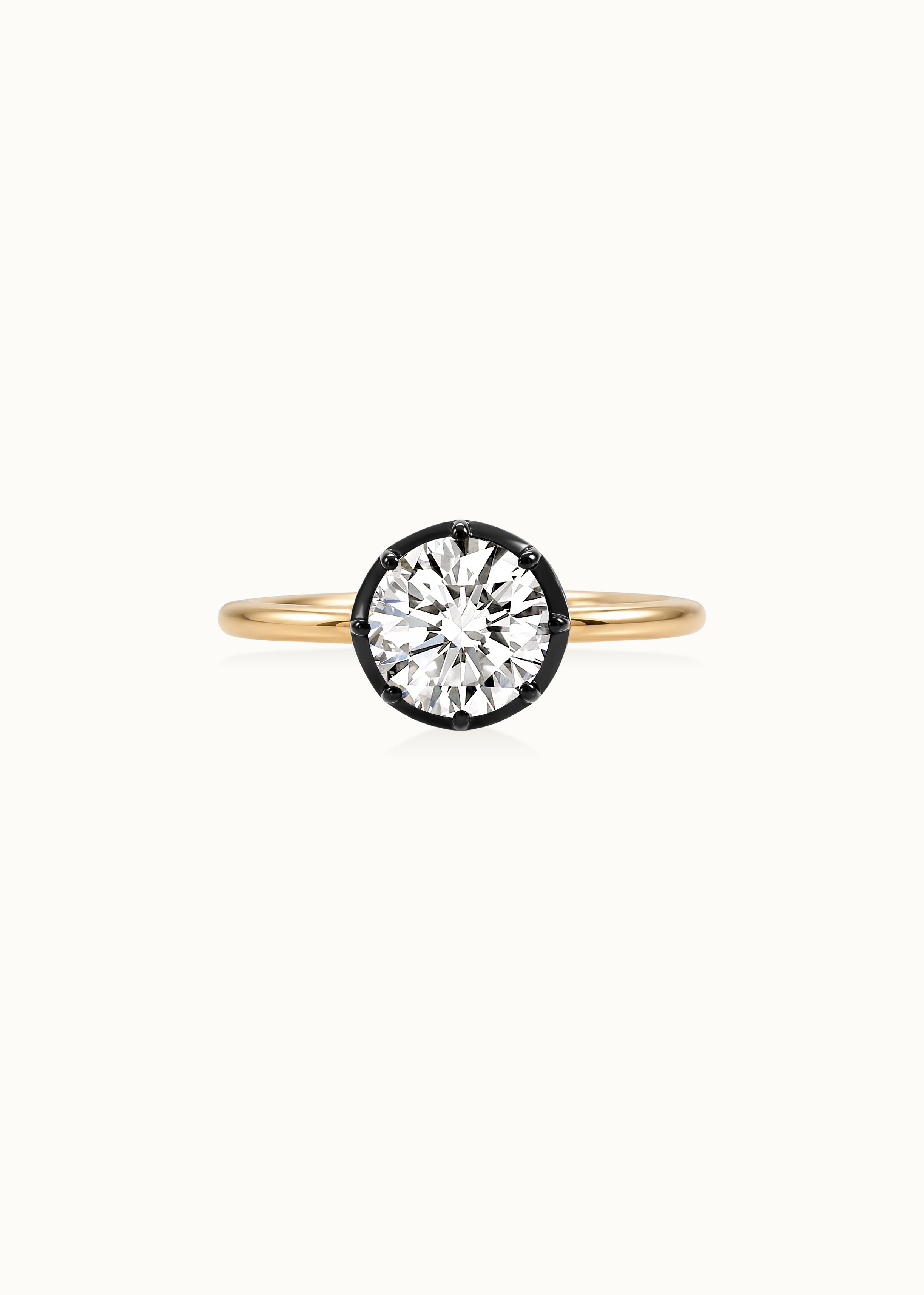 Archive 1ct Moissanite Solitaire Ring