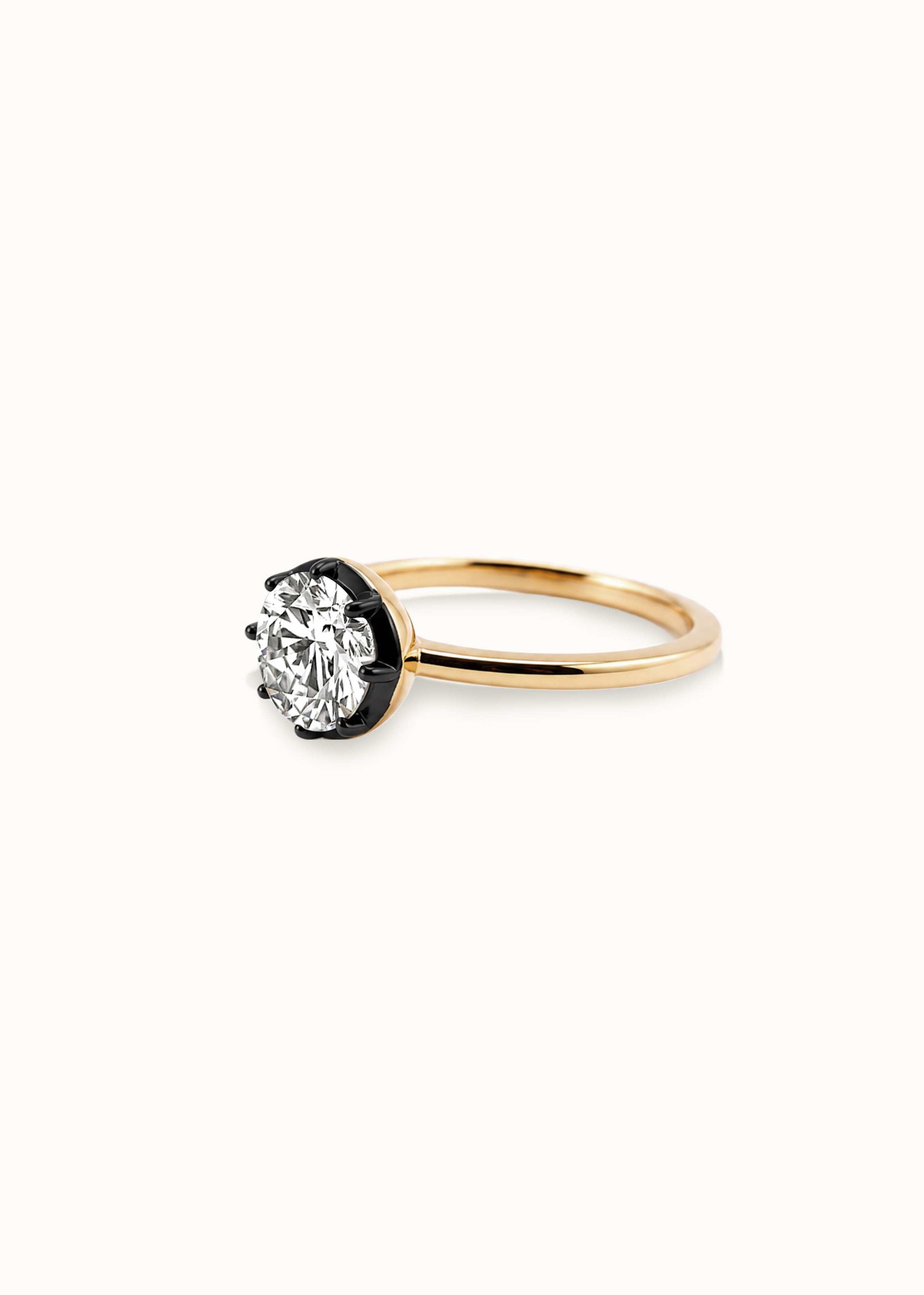 Archive 1ct Moissanite Solitaire Ring