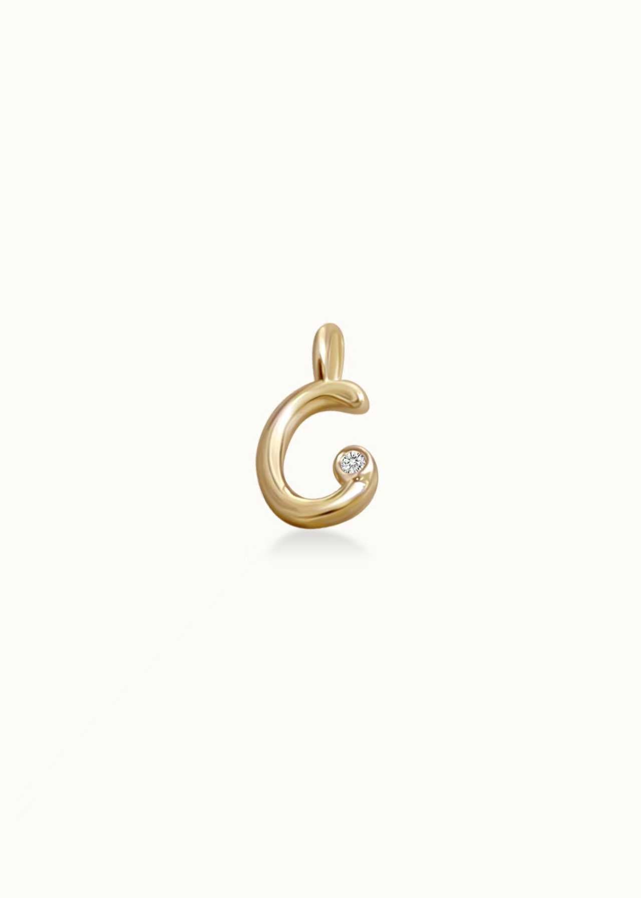 Heirloom Dream Initial Diamond Pendant