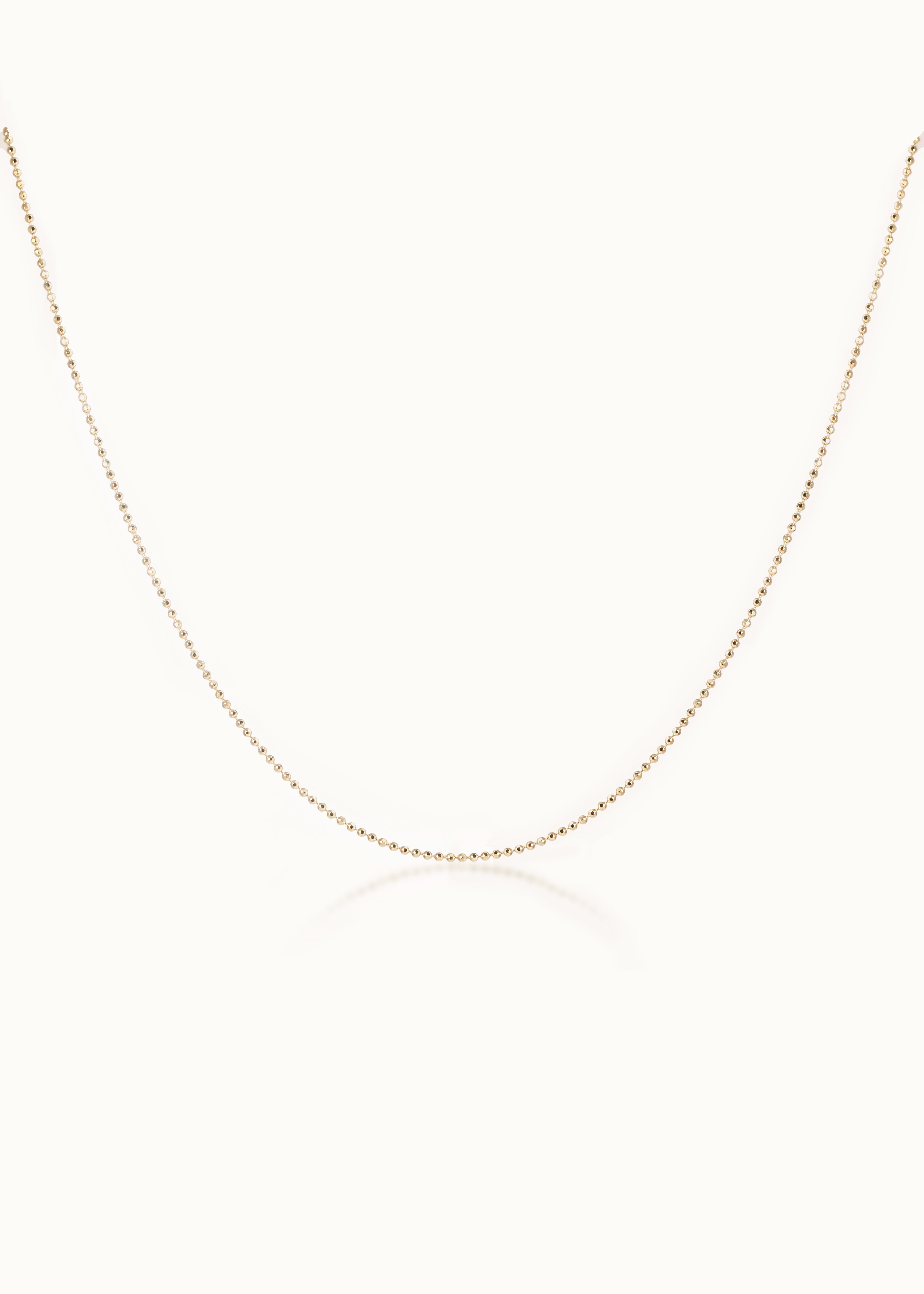 Heirloom Classic 1.5mm Beaded Chain Necklace
