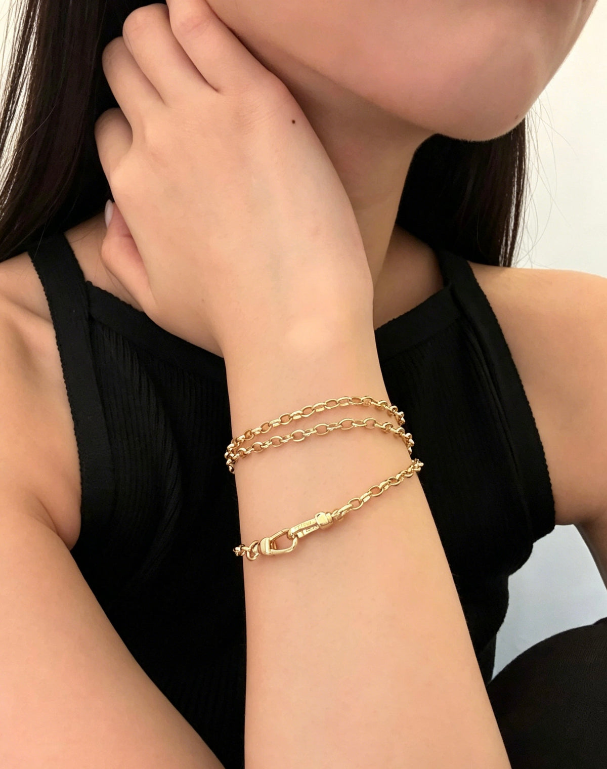Archive Oval Belcher Clip Chain Necklace