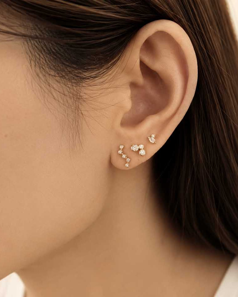 Heirloom Super Fine Snowflakes Diamond Studs