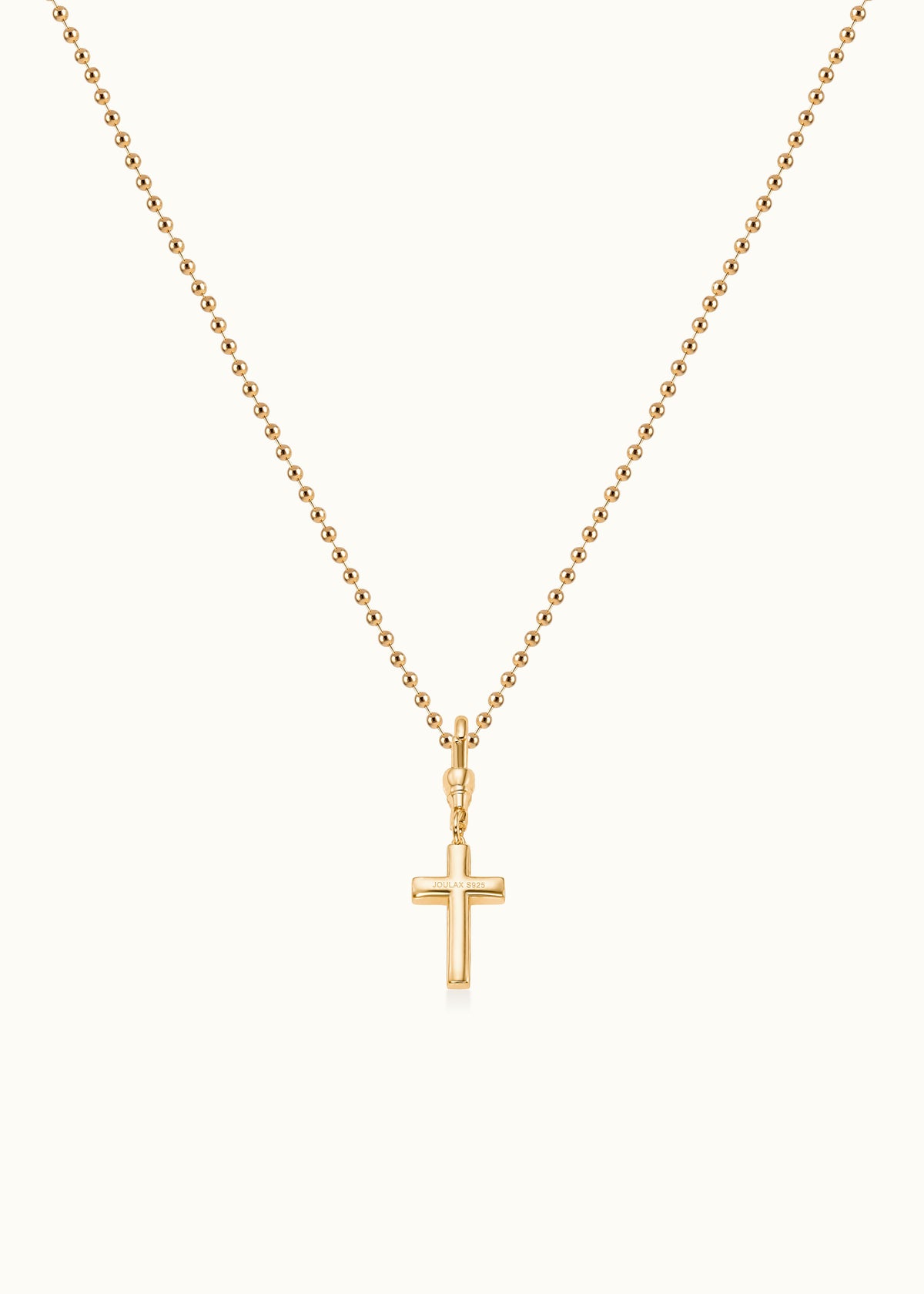 Archive Flow Blackened Moissanite Cross Clip-On Pendant 1.45ct