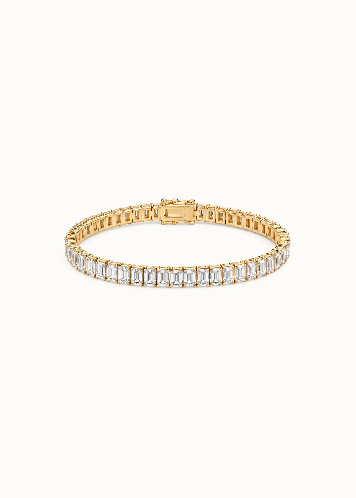 24 Hours North-South Prong Set Baguette Moissanite Tennis Bracelet