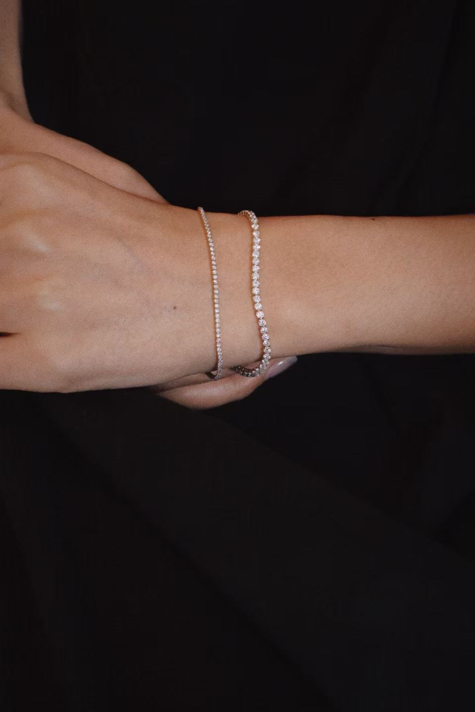 Heirloom Classic 2.4mm Diamond Tennis Bracelet 3.48ct