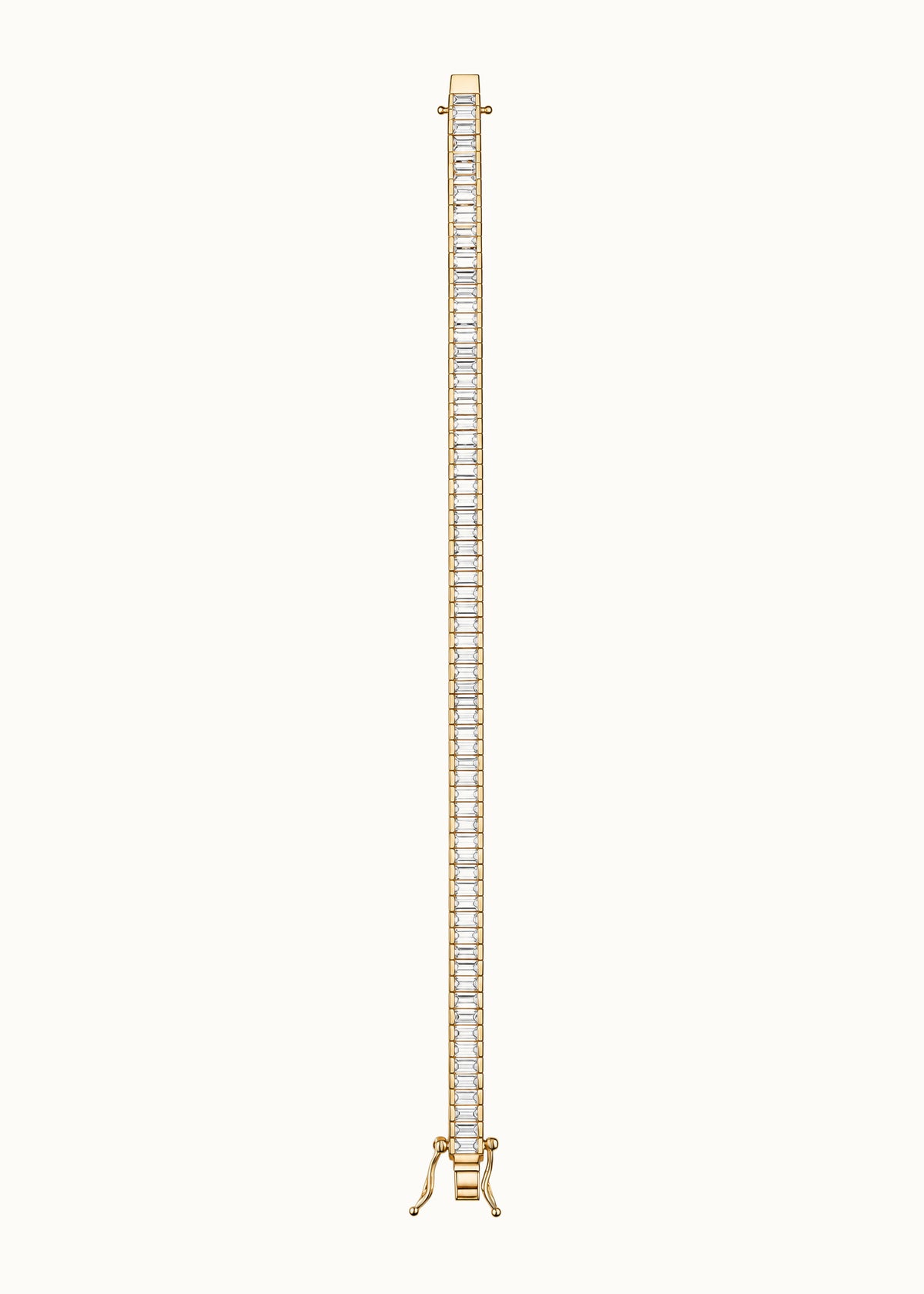 24 Hours North-South Baguette Moissanite Tennis Bracelet