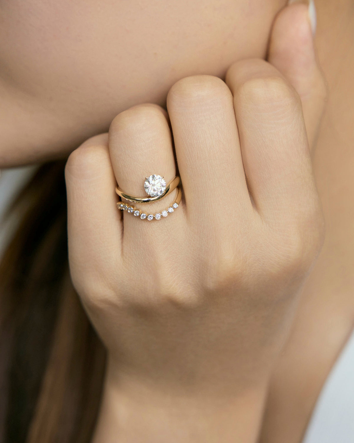 Curved Wave Ring