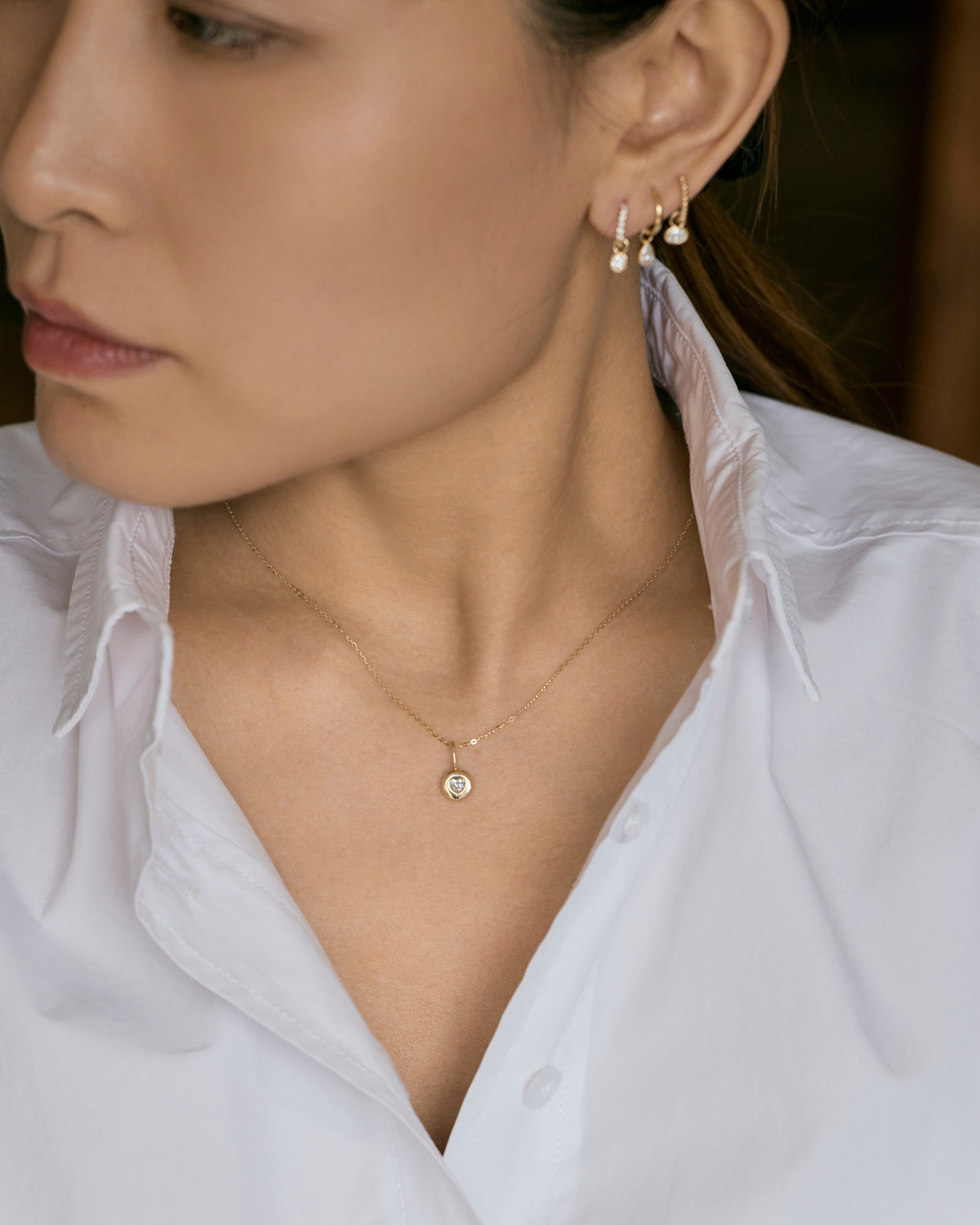 Heirloom Diamond Heart Pendant