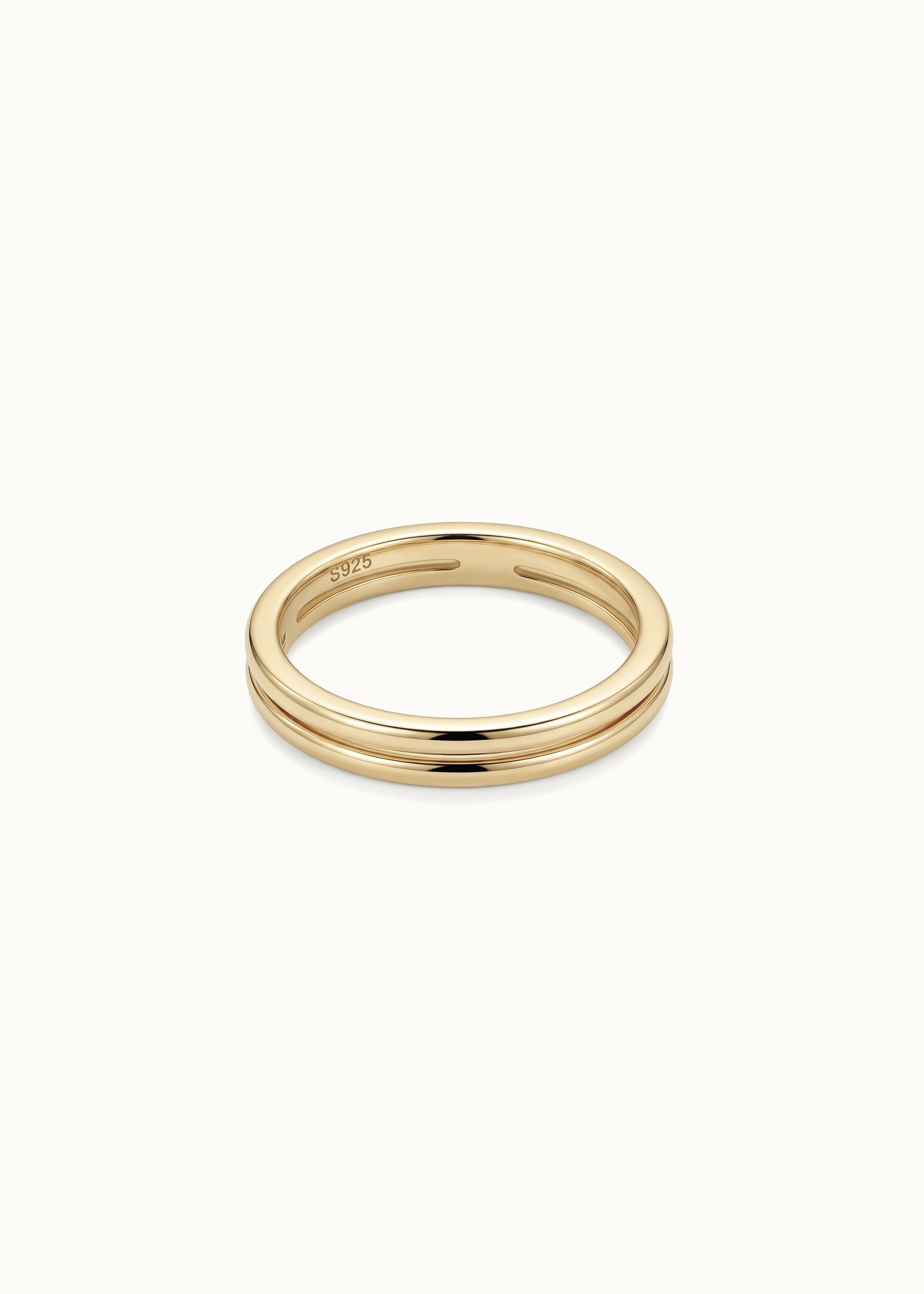 24 Hours Double Slim Band Ring