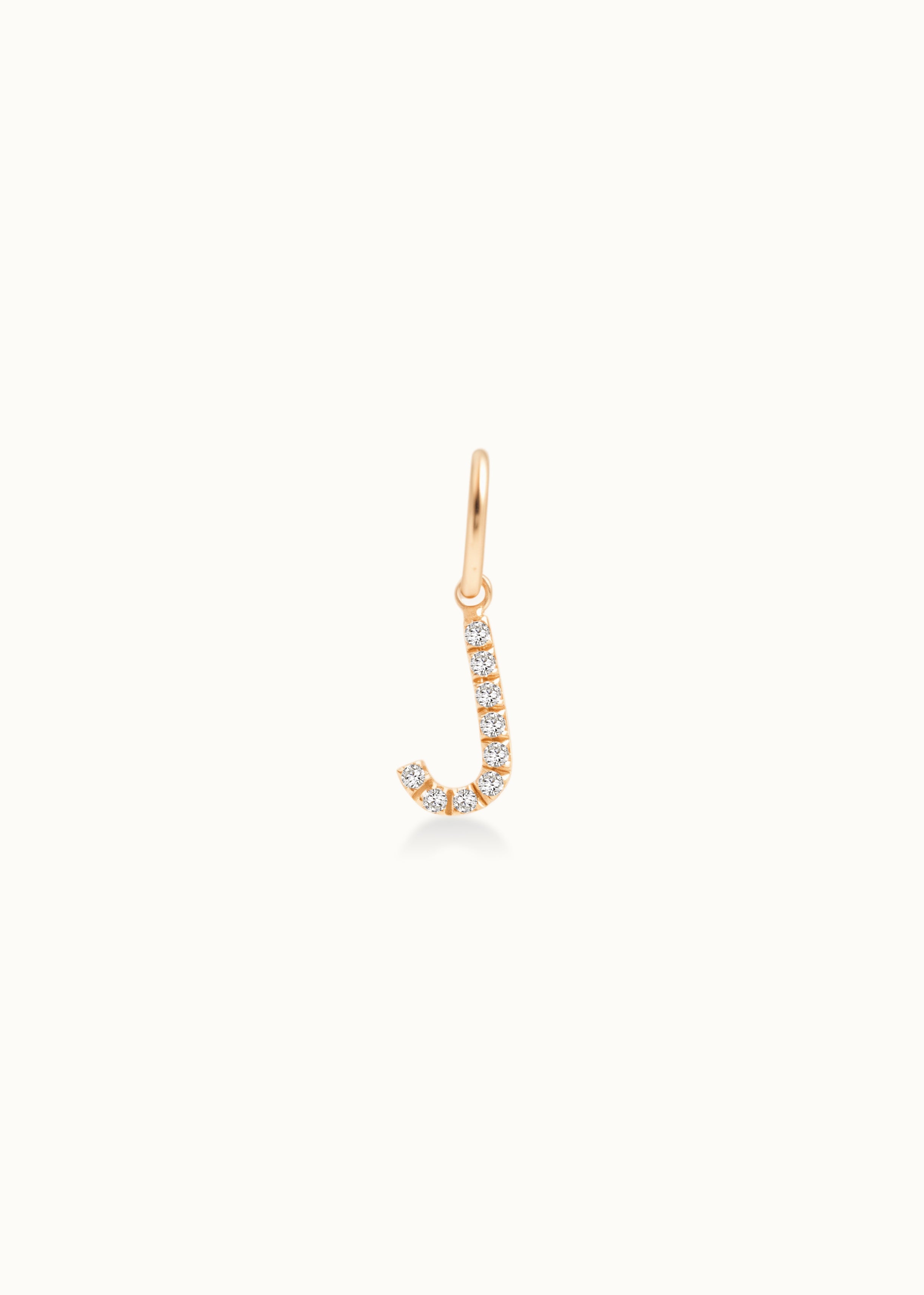Heirloom Flow Super Fine Diamond Initial Pendant
