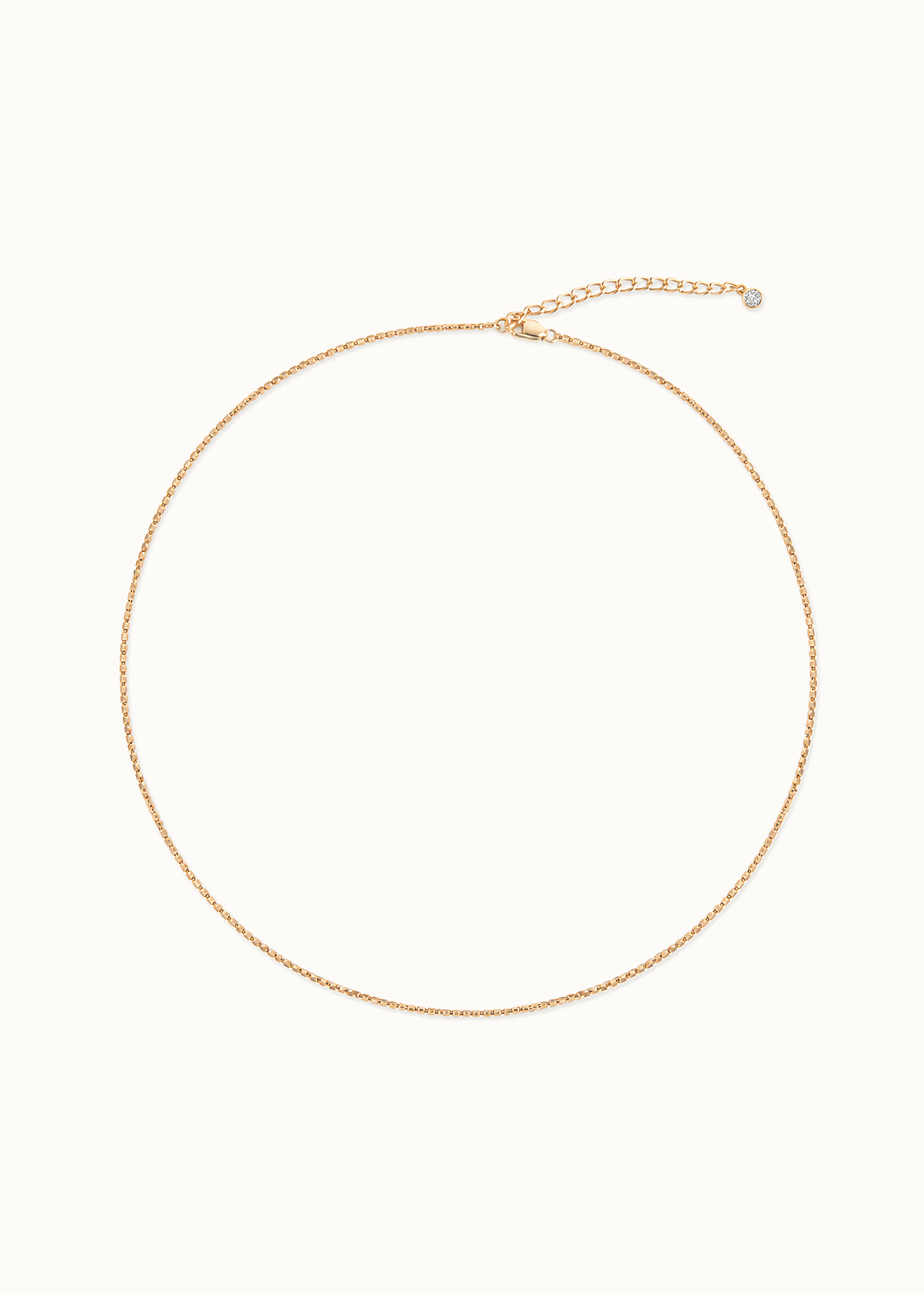 Archive 1.5mm Beaded Chain Necklace