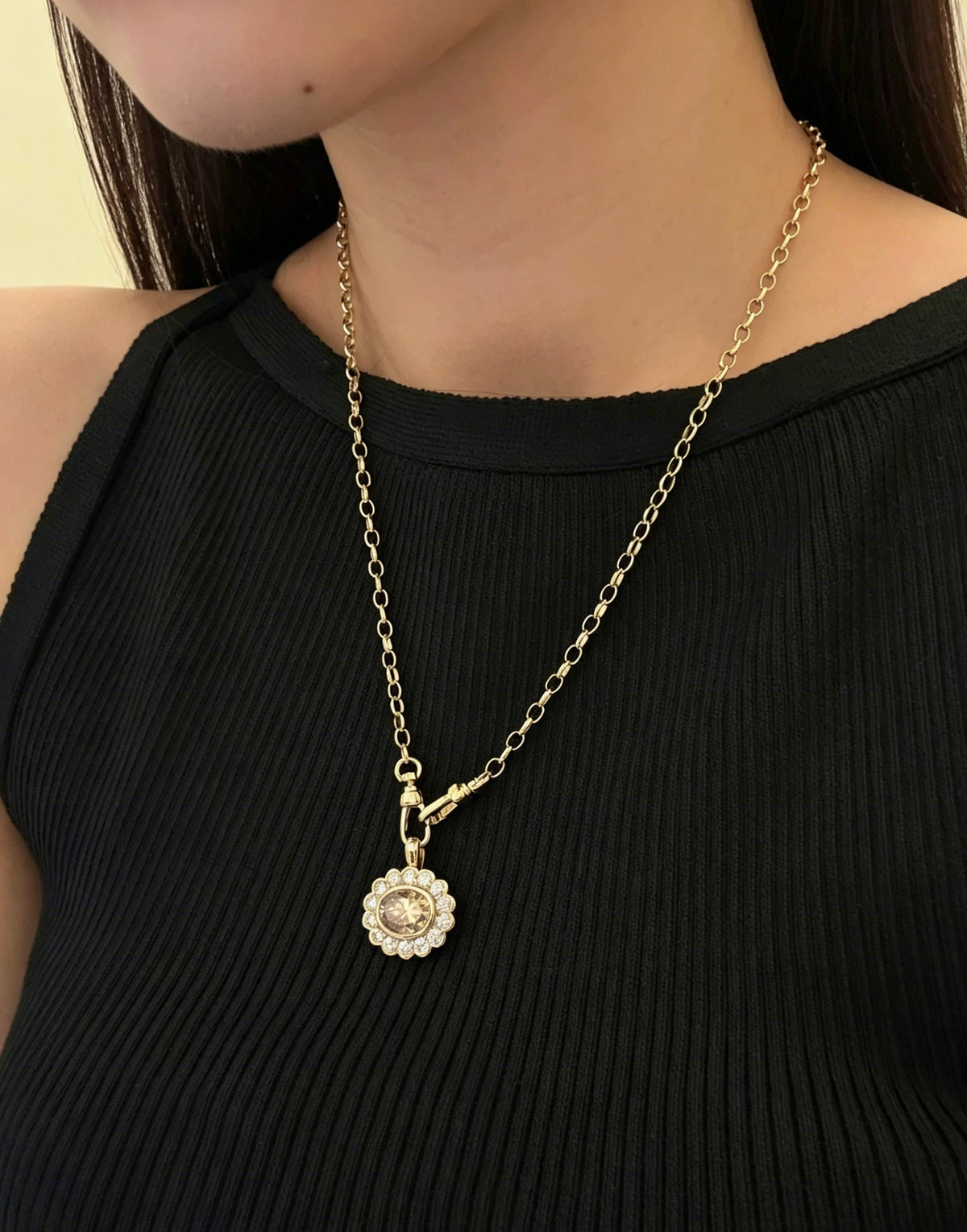 Archive Oval Belcher Clip Chain Necklace