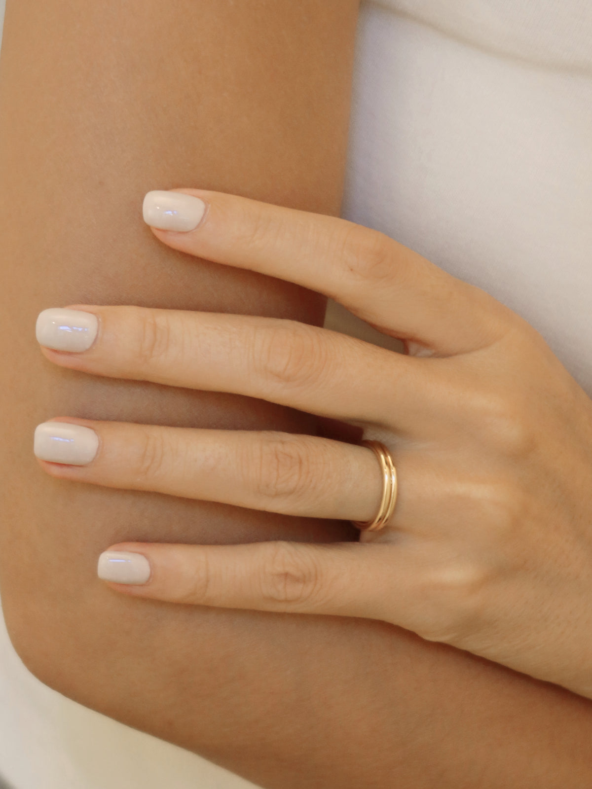 24 Hours Double Slim Band Ring