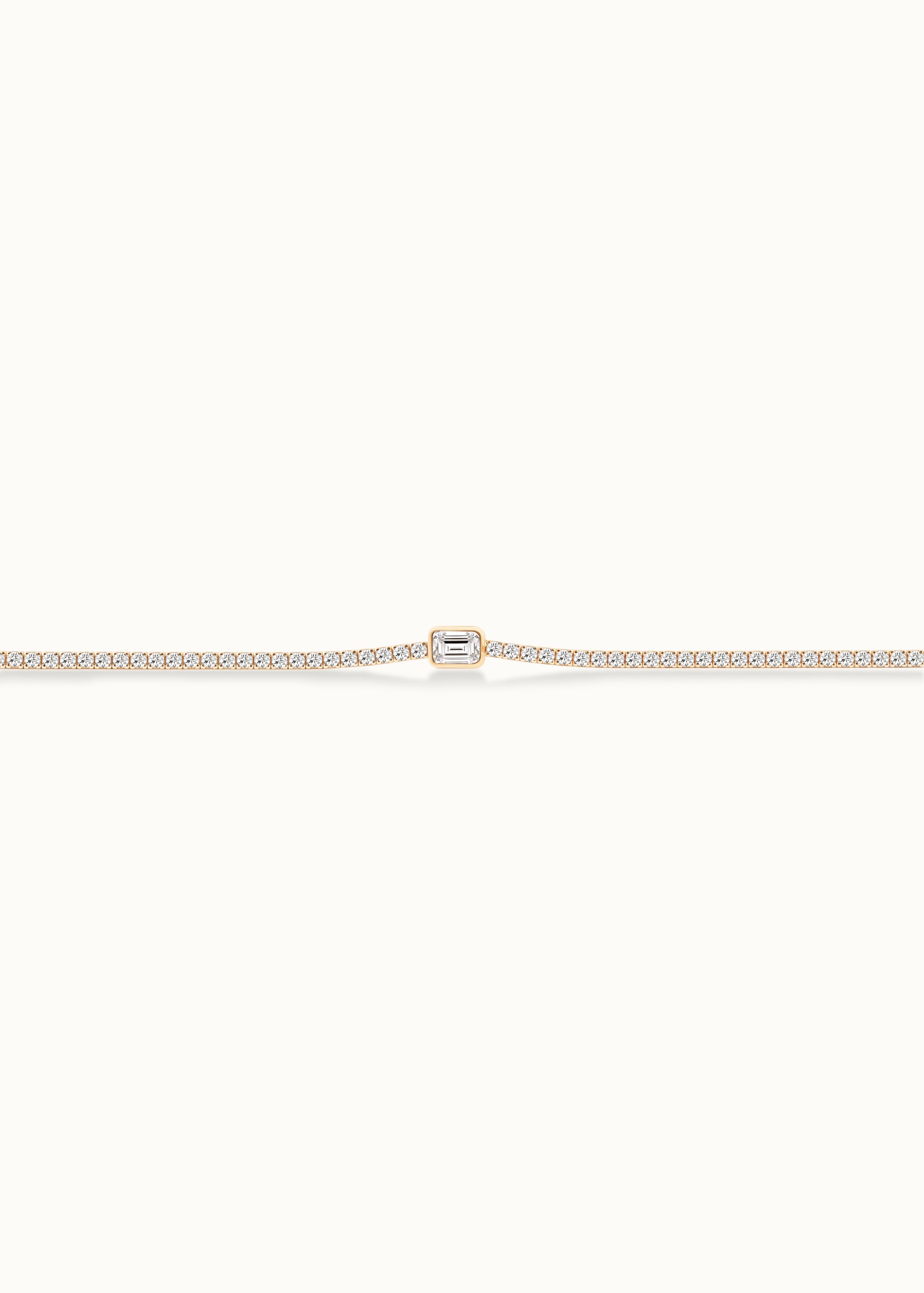 24 Hours Center Moissanite Tennis Bracelet 3.3ct