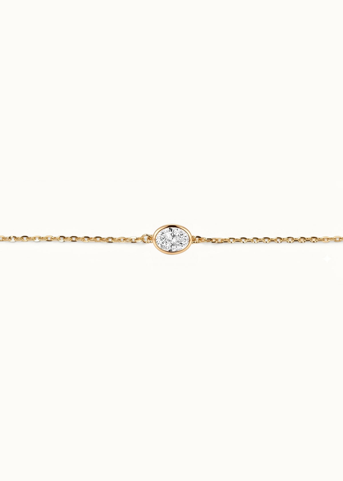 24 Hours Bubble Oval Bezel Set Moissanite Bracelet 0.5ct