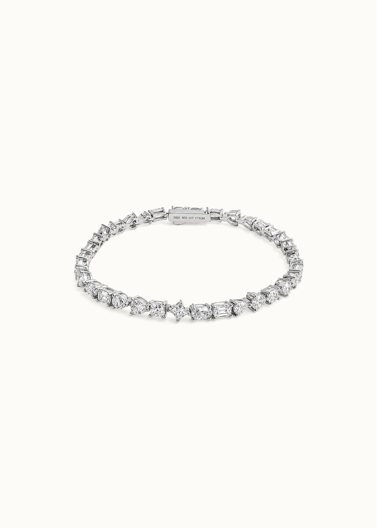 24 Hours Rivière Multi-Stone Moissanite Tennis Bracelet