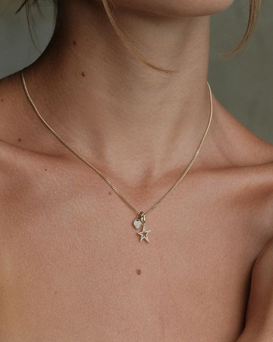 Heirloom 0.09ct Diamond Star Pendant
