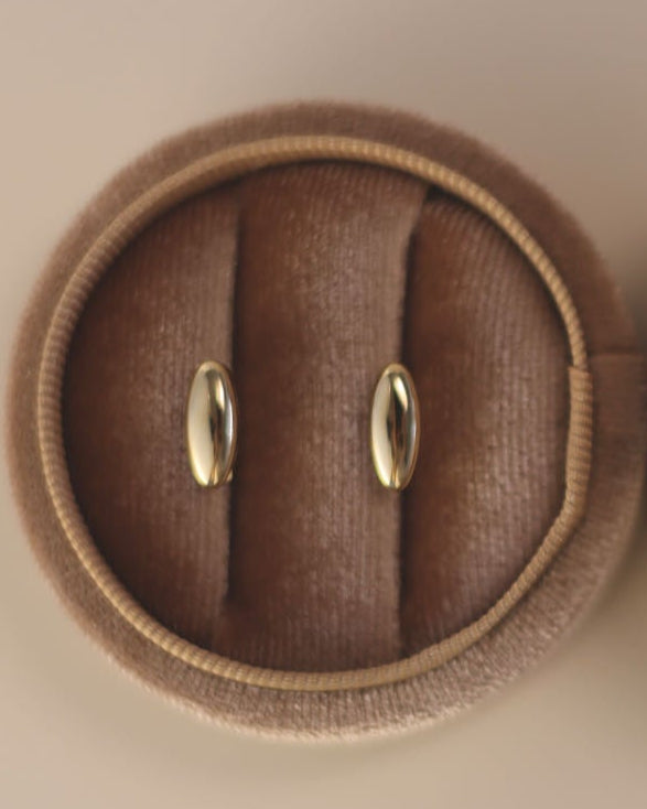 Beans Hoop Earrings