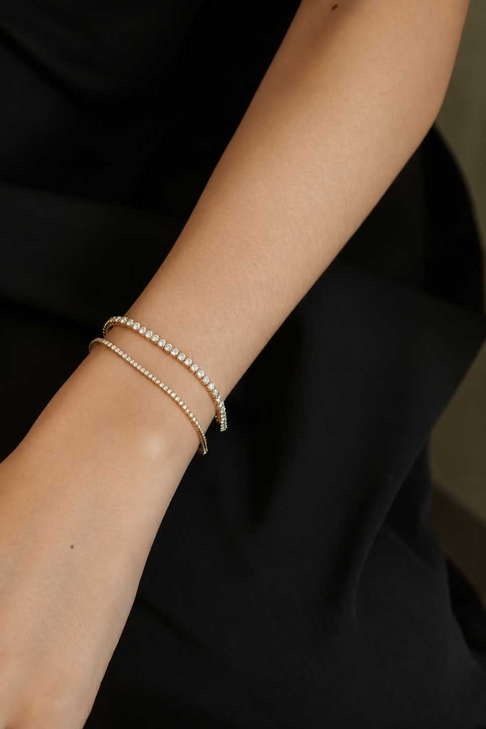 Heirloom Classic 2.4mm Diamond Tennis Bracelet 3.48ct