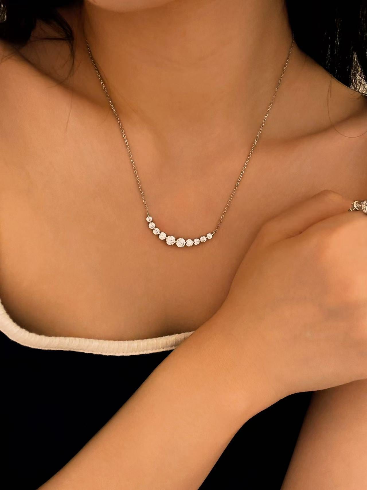 24 Hours Paradise Moissanite Necklace 3.14ct