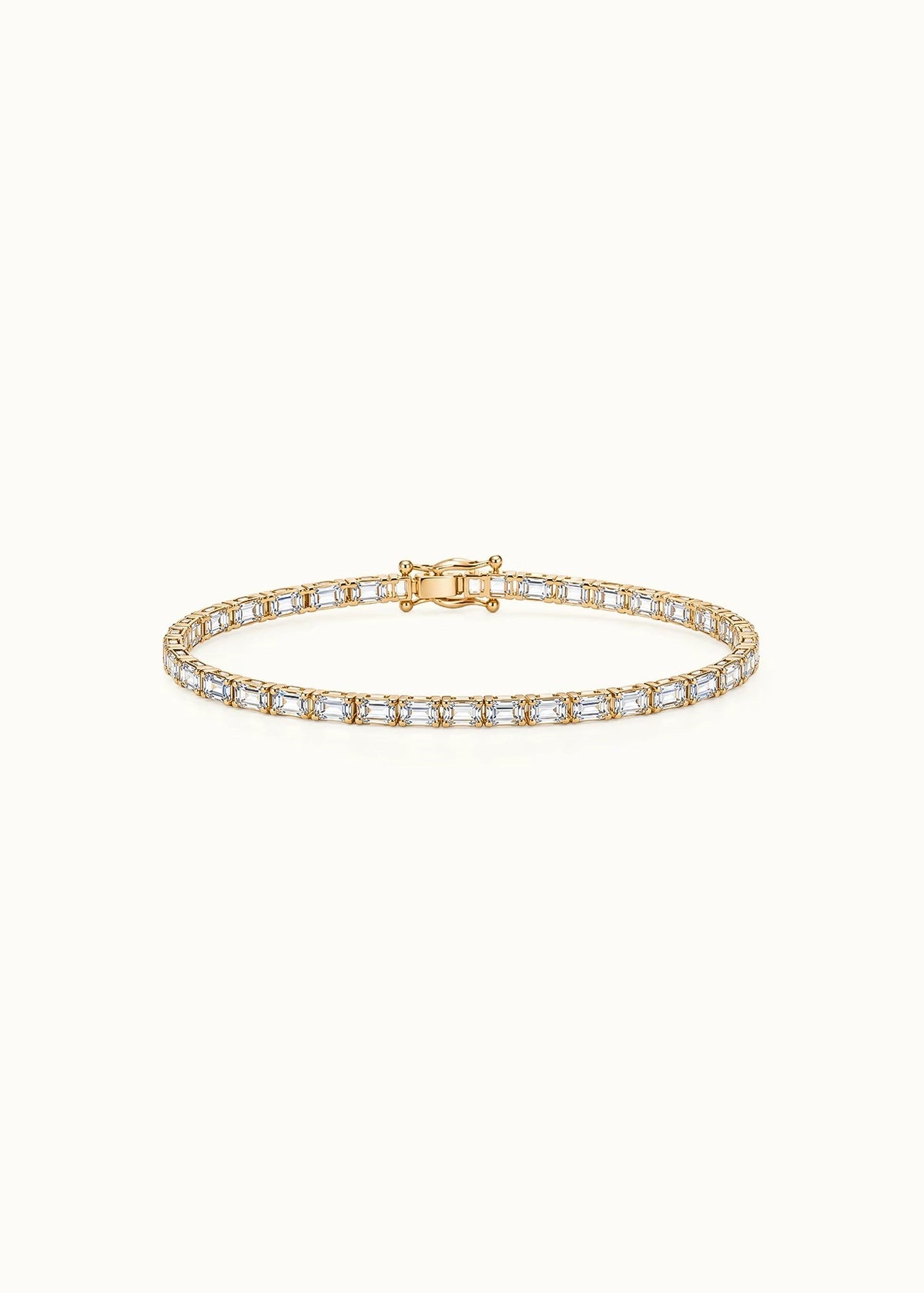 24 Hours East-West Baguette Moissanite Tennis Bracelet