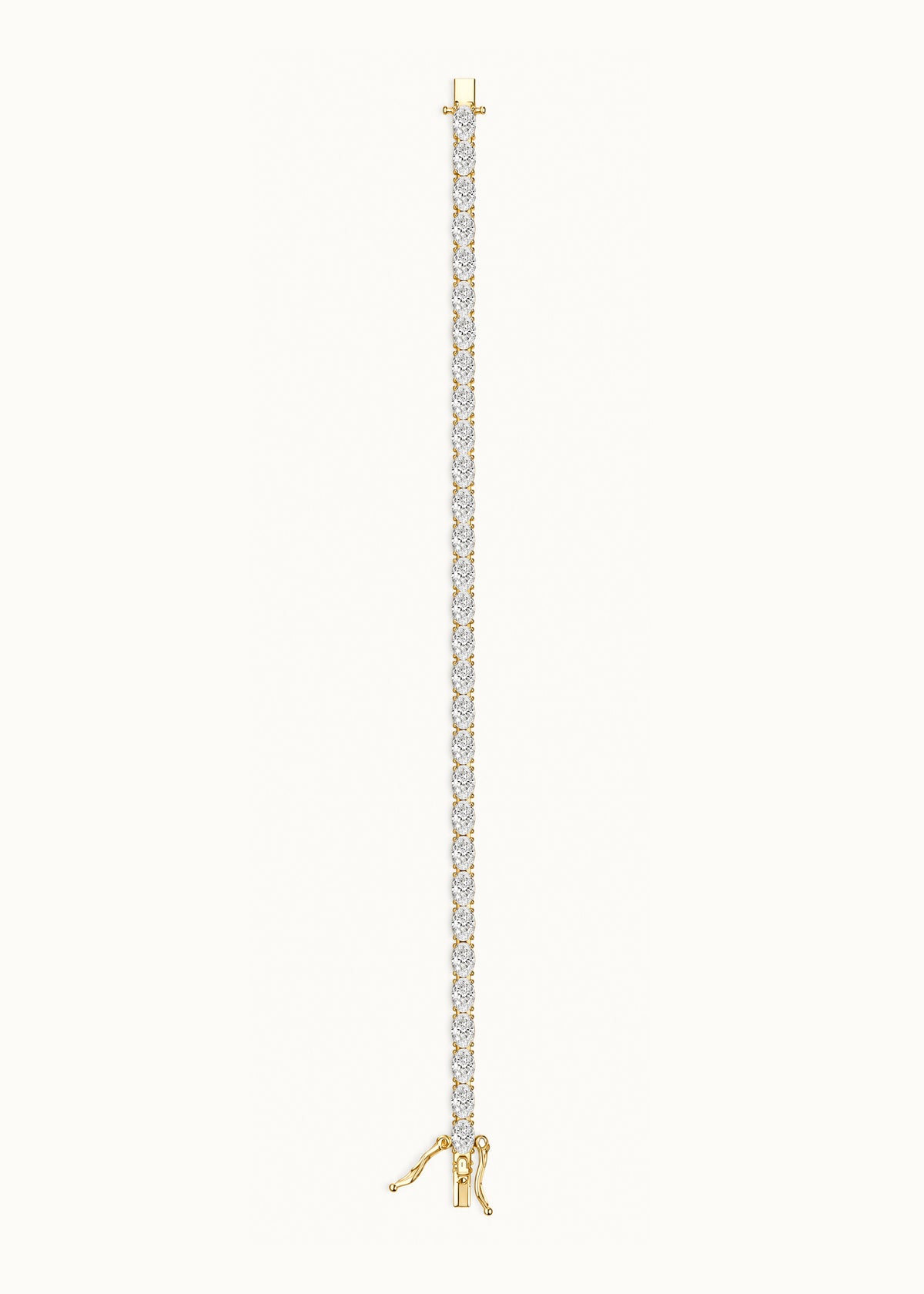24 Hours East-West Oval 5mm Moissanite Tennis Bracelet